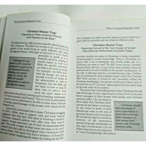 The Christian Financial Crisis Protect Family Faith Money Debt Christian Book - Picture 5 of 10